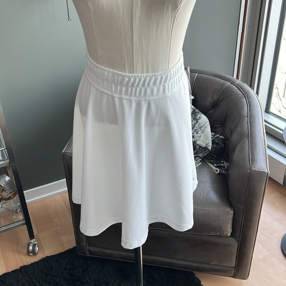 New NIKE Air Women's Pique A-Line Skirt Size XXL (White) - Picture 2 of 6